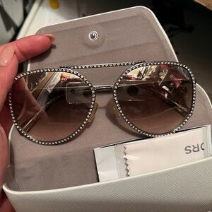 Rhinestone Embellished Sunglasses